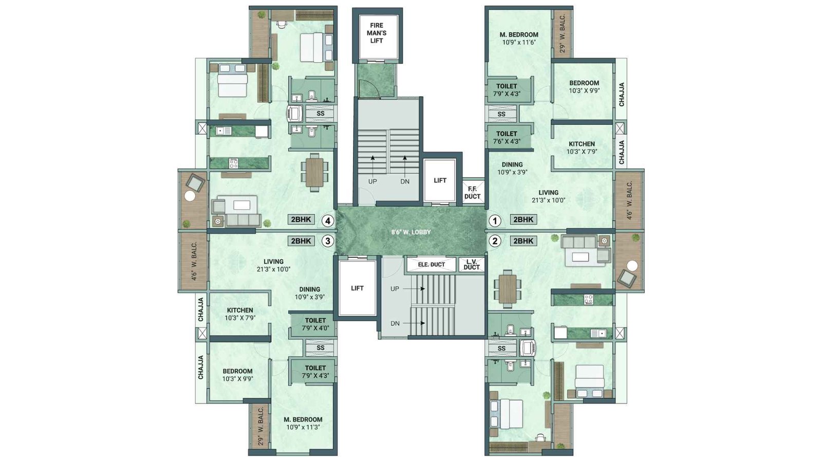 Atlantaa-Enclave-Typical floor